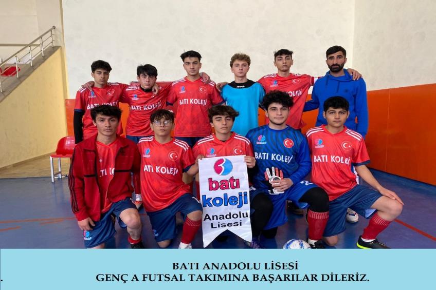 BATI ANADOLU LİSESİ FUTSAL TAKIMIMIZ